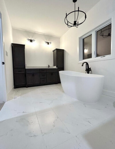 Bathroom in Custom Home Built In Stratford